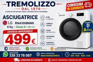 ASCIUGATRICE LG RNA1008NWK 8KG A+++